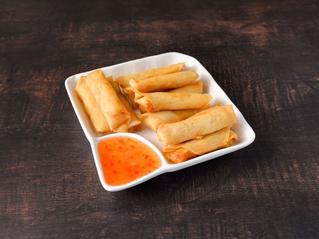 12. Shrimp butter spring rolls