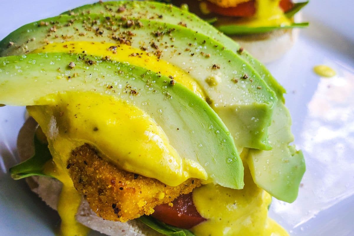 Vegan No Eggs Benedict