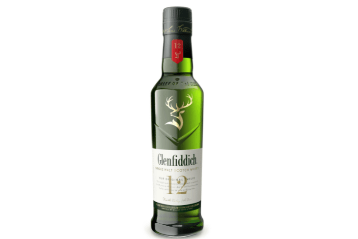 Glenfiddich 12 Year Old Scotch Whisky (375 ml Bottle)