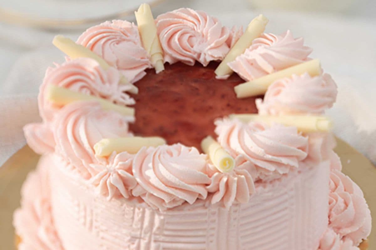 Strawberry Mousse Cake 6-8 Servings