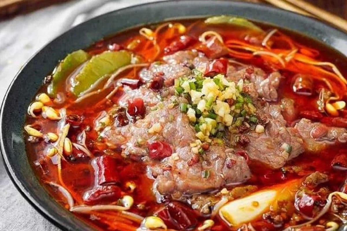 Spicy Boiled Beef 麻辣水煮牛肉