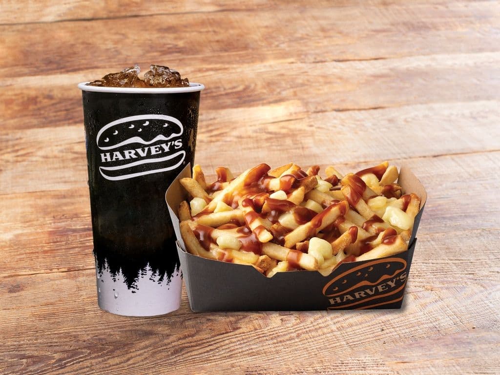 Large Classic Poutine with 20 oz Soft Drink