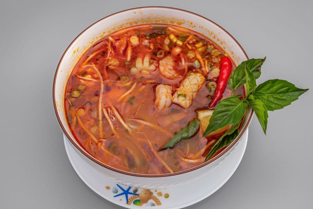 P53. Satay Seafood Noodle Soup