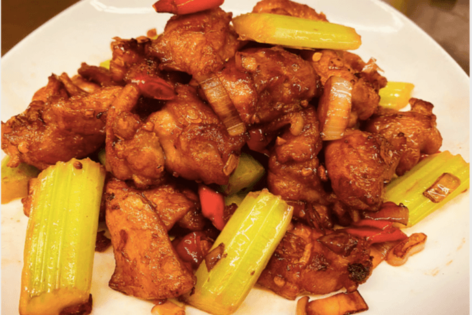 40. Wok Fried ChongQing Spicy Chicken 重慶辣子鸡