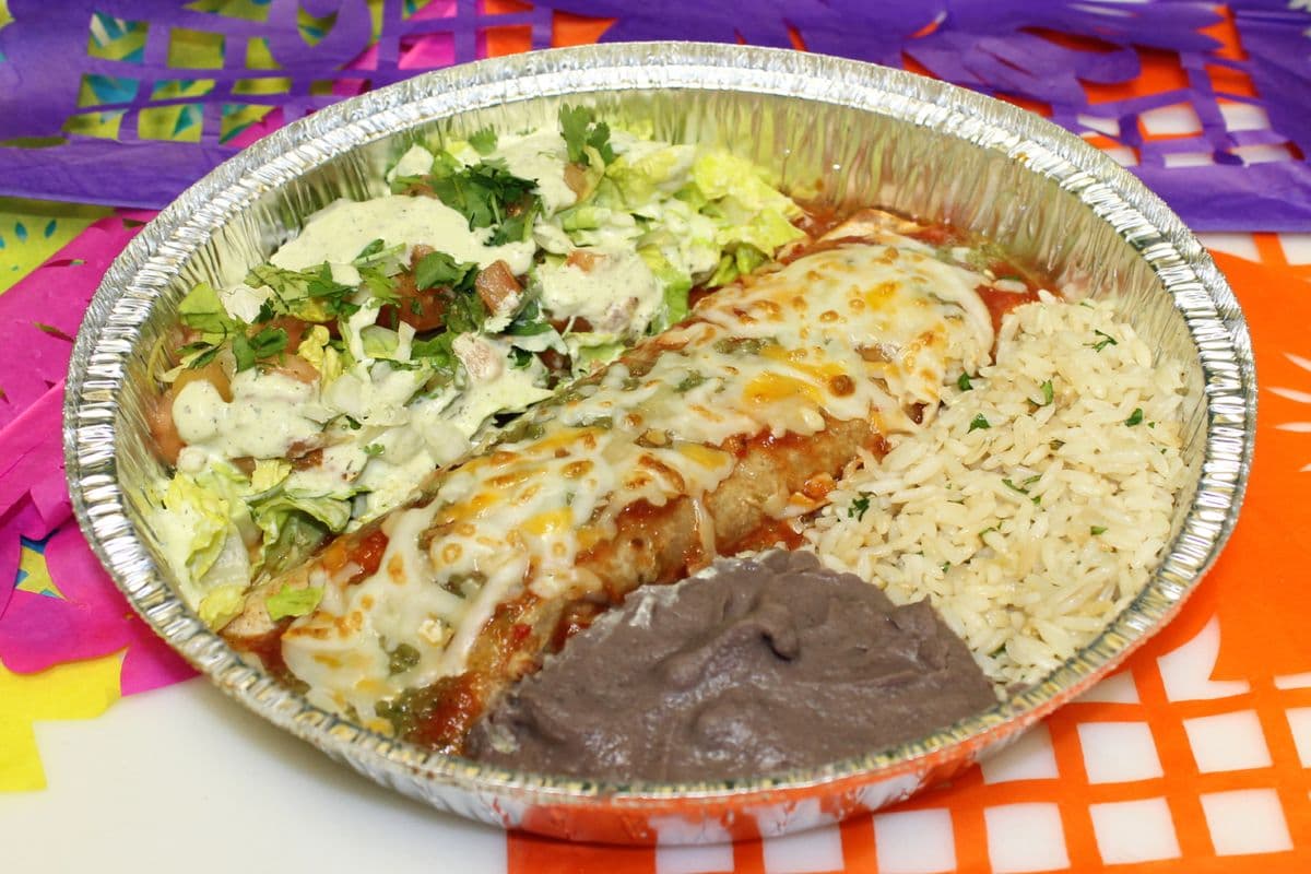 One Corn Enchilada Meal