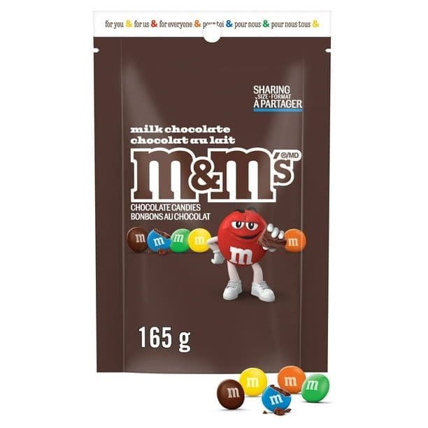 M&M'S Chocolate Candies Milk Chocolate Sharing Size 165g