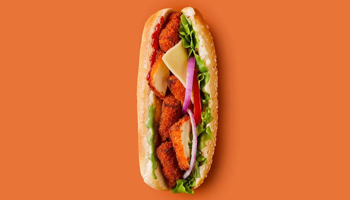 Paneer Hot Dog