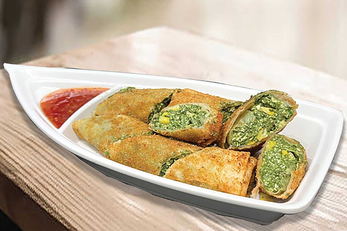 Spinach Corn Roll