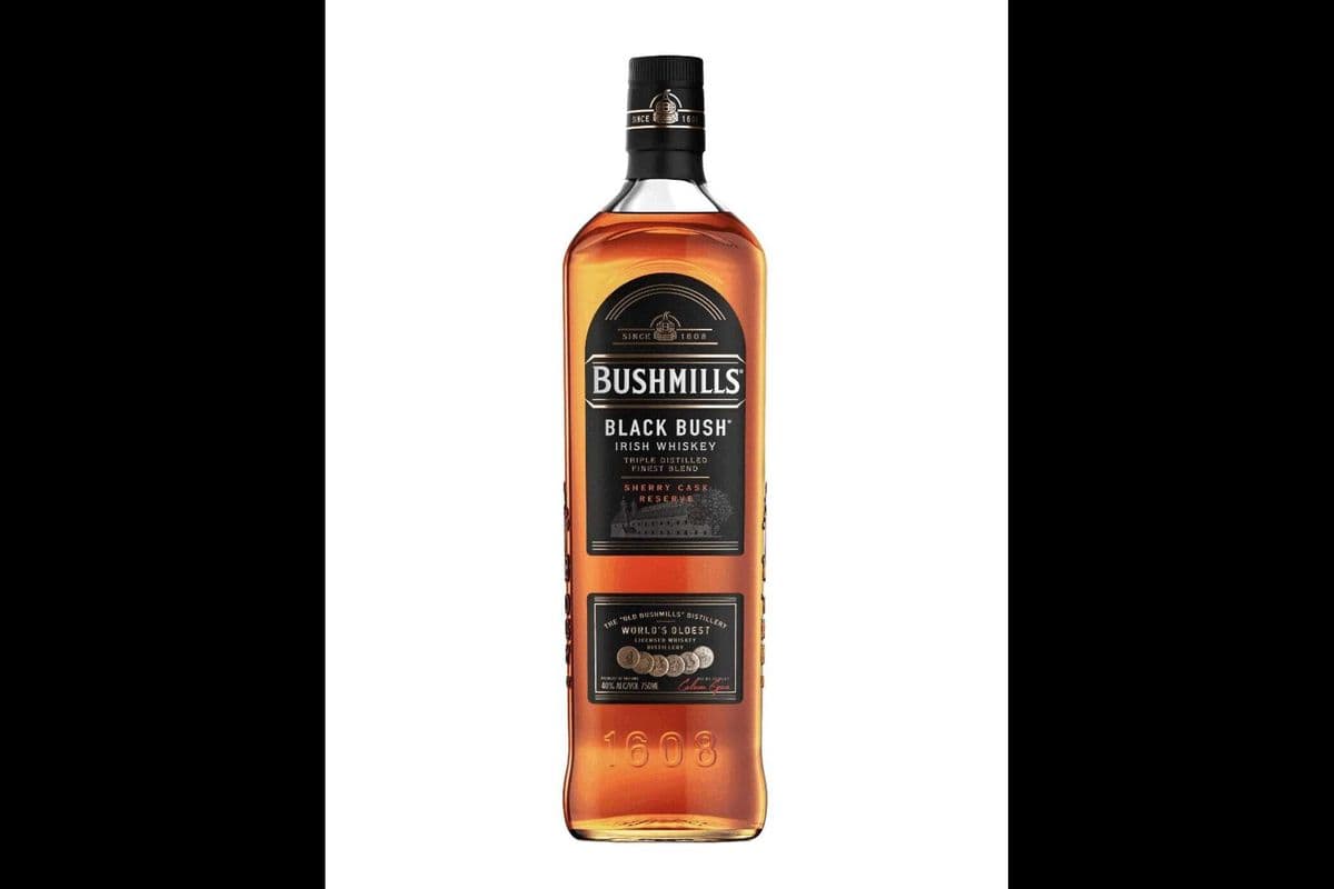 BUSHMILLS BLACK BUSH IRISH WHISKY (1 x 750ML)