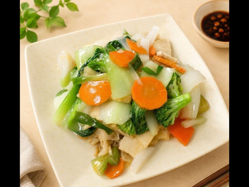608. Vegetarian Stir Fry Rice Noodles