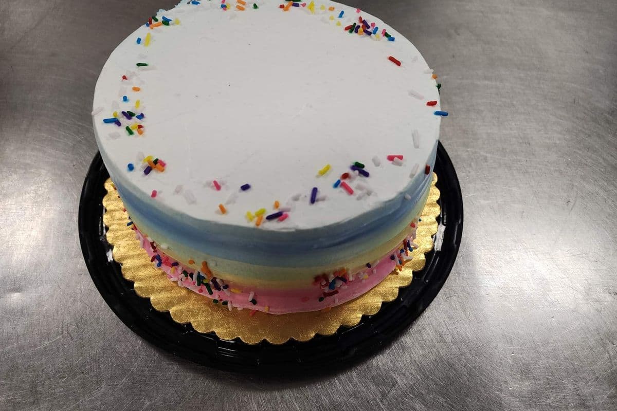 8" Rainbow Half and Half