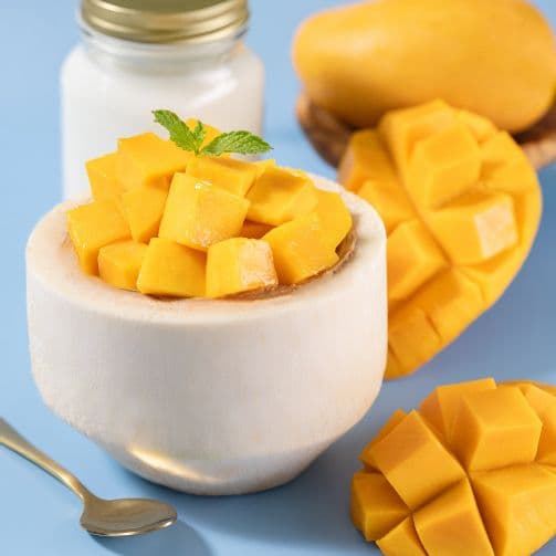 Mango Coconut Pudding 芒果椰子冻