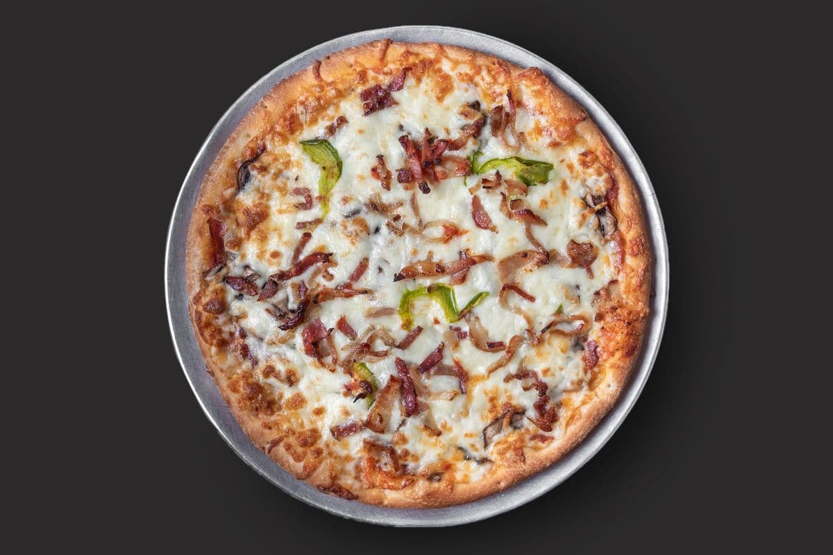 Mini Pizza toute-garnie avec bacon /Mini All Dressed with Bacon Pizza