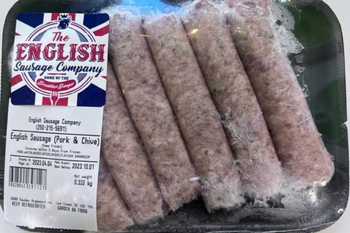 Pork And Chive Sausage ( Average 6 Sausages 345 g)