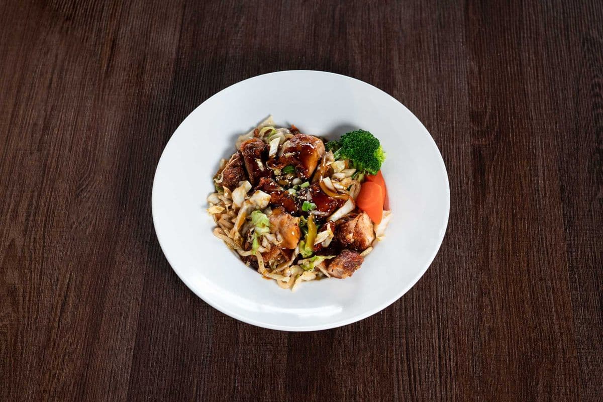 Chicken Yakiudon