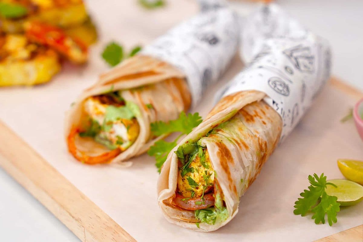 Panner Tikka Roll