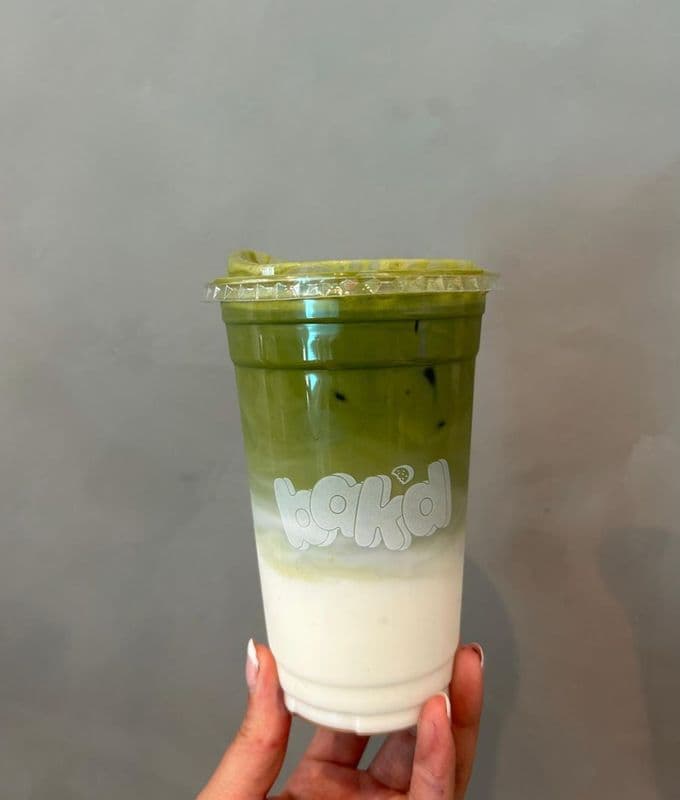 Iced Lavender Matcha Latte