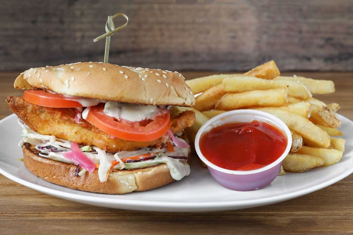 Fried Fish Burger