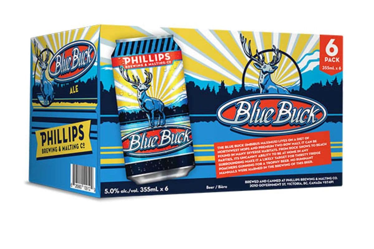 PHILLIPS BLUE BUCK ALE CANS (1 x 6x355mL)