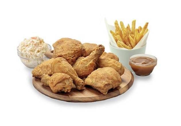 Repas Avec Morceaux de Poulet