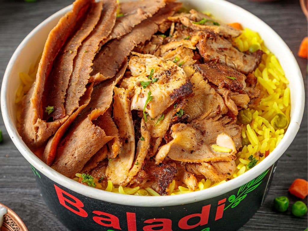Donair + Chicken Rice Bowl