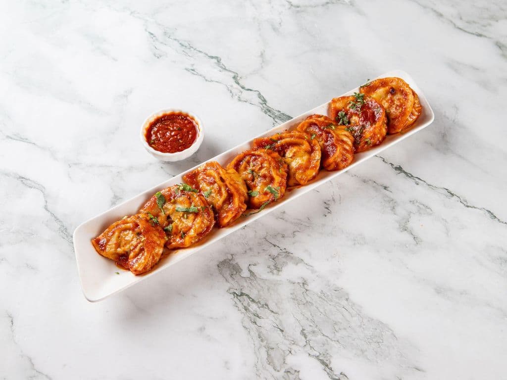 Chicken Chili Garlic Momos