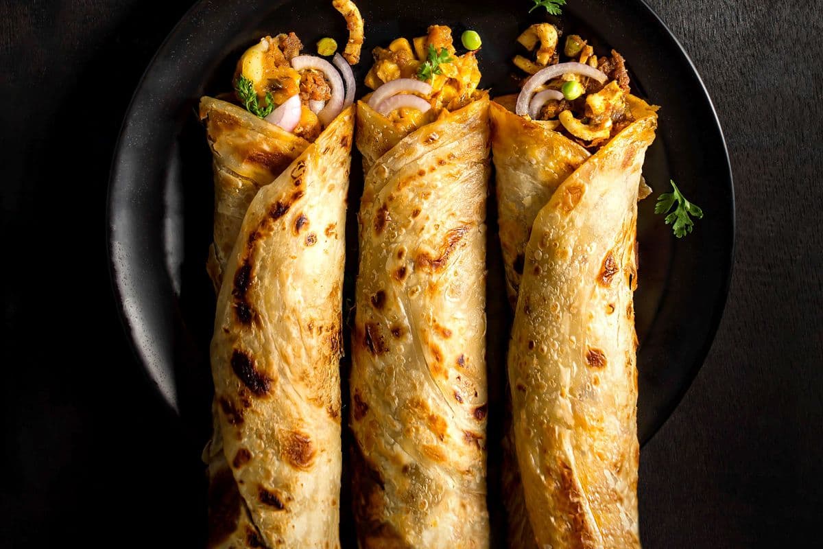 Tandoori Soya Chaap Frankie