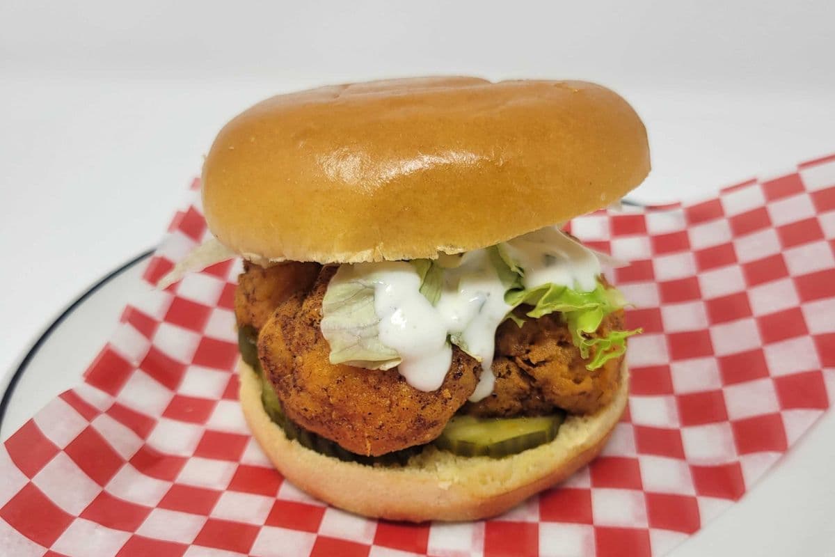 Carolina Reaper Extra Hot Cauliflower Sandwich