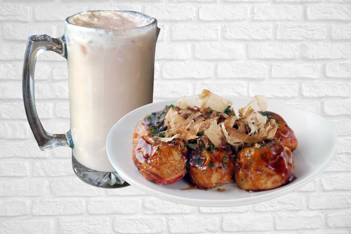 Takoyaki and Drink Combo