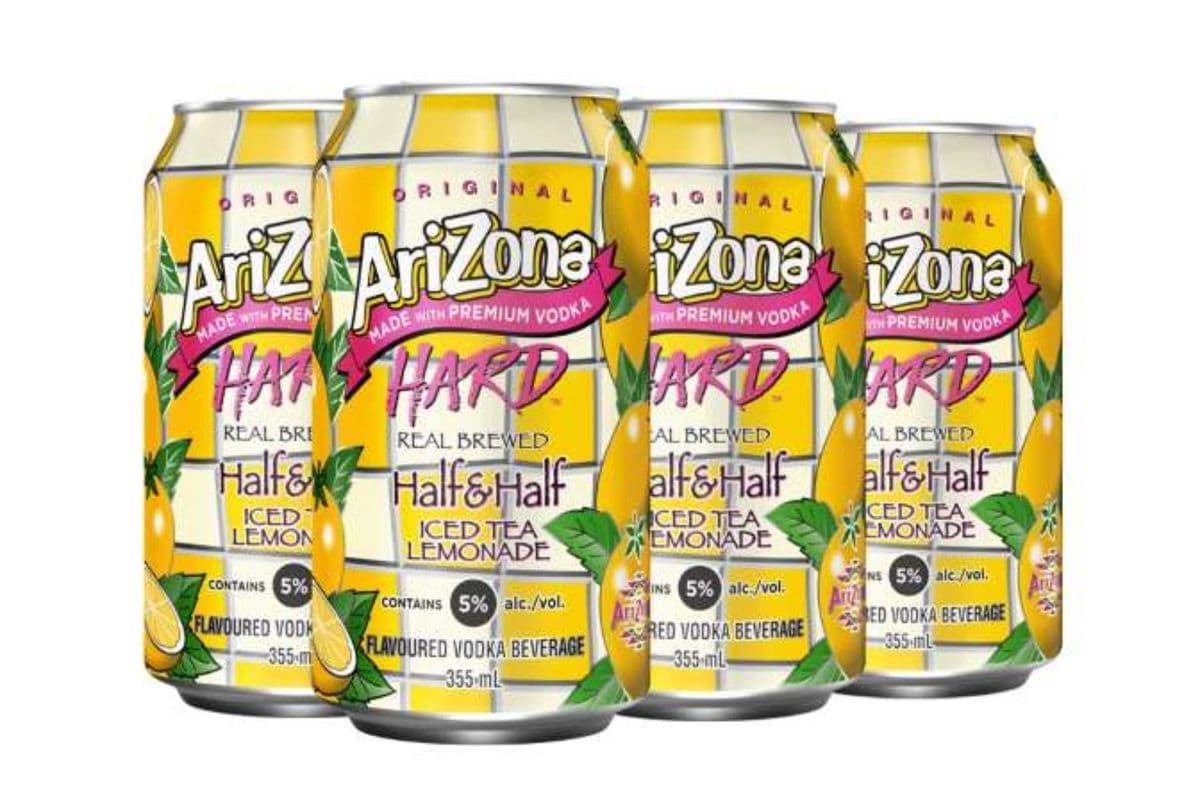Arizona Hard Half & Half Iced Tea (6 x 355 ml Cans)