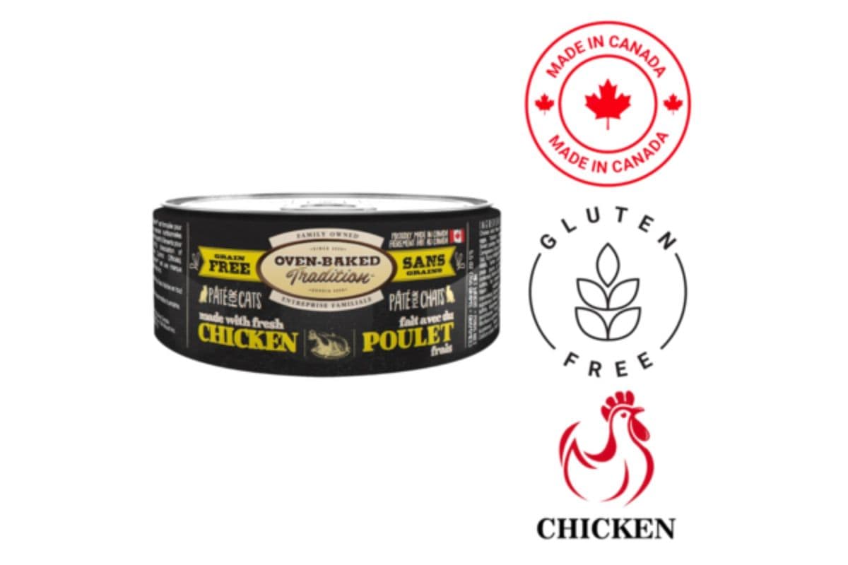 Oven-Baked Tradition Grain-Free Chicken Pate Wet Cat Food (5.5 oz)