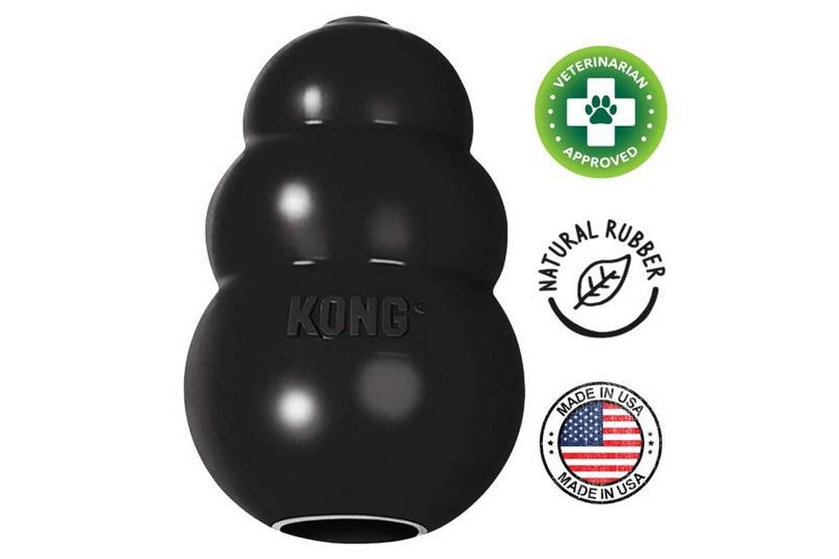 KONG - Black Extreme Kong Dog Toy - Medium