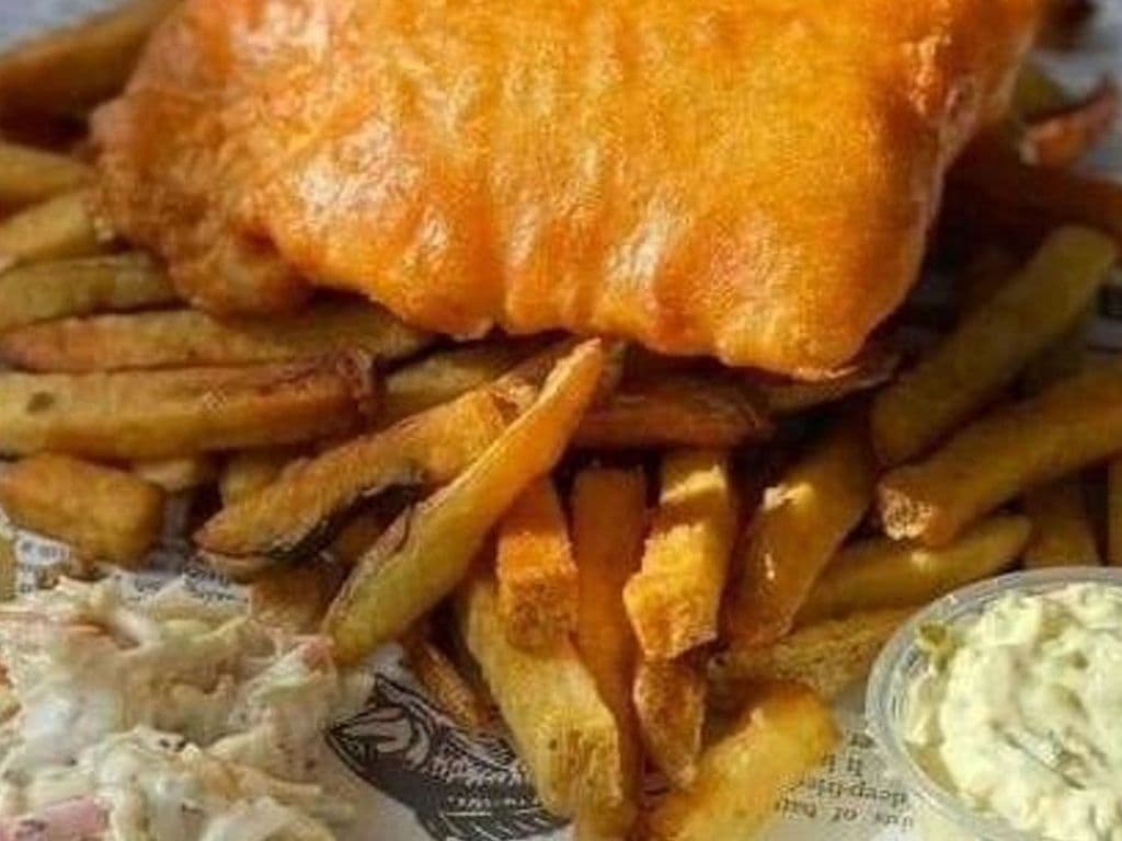 1pc Halibut + Chips