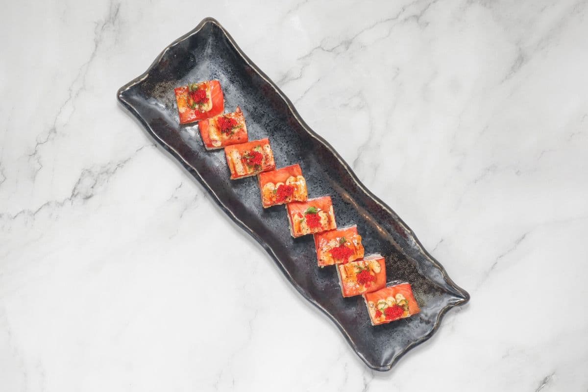 Aburi Wild Salmon Oshi