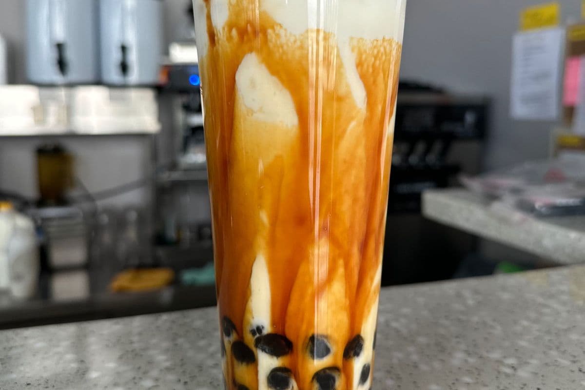 Large dirty milk tea