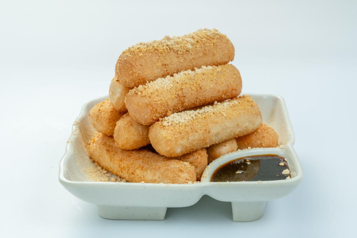 Brown Sugar Glutinous Rice Cake(Ci Ba) 红糖糍粑