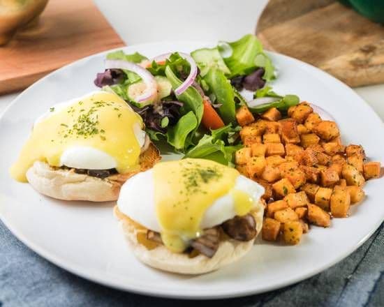 Mushroom Truffle Benedict