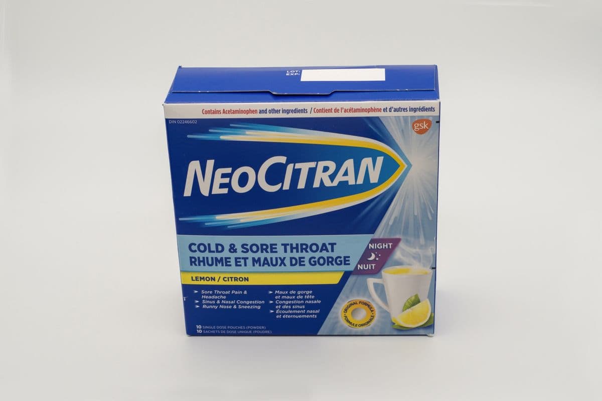 Neocitran Cold and Sore Throat (10 Pouches)