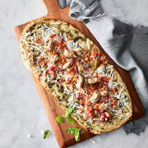 Flatbread Cauliflower Crust - Pesto & Bruschetta