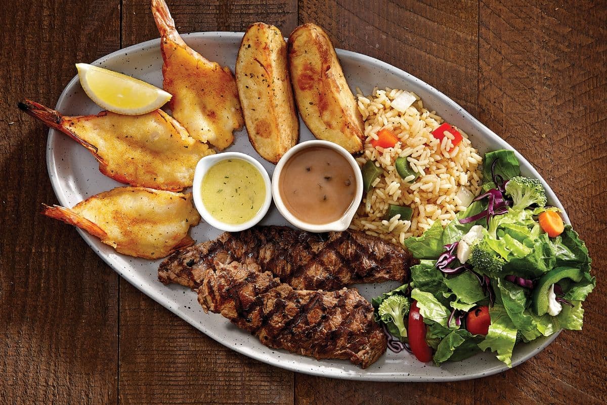 Steak Casa et crevettes papillon / Steak Casa & butterfly shrimp