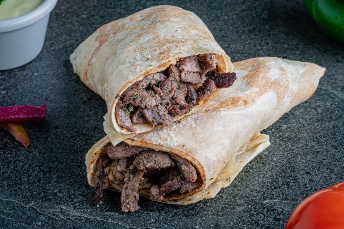 Beef Shawarma Wrap