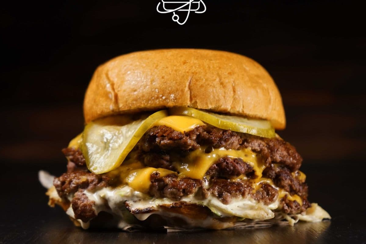 Triple Cheese Smash Burger