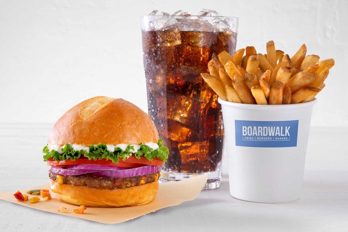 Organic Veggie Burger Combo