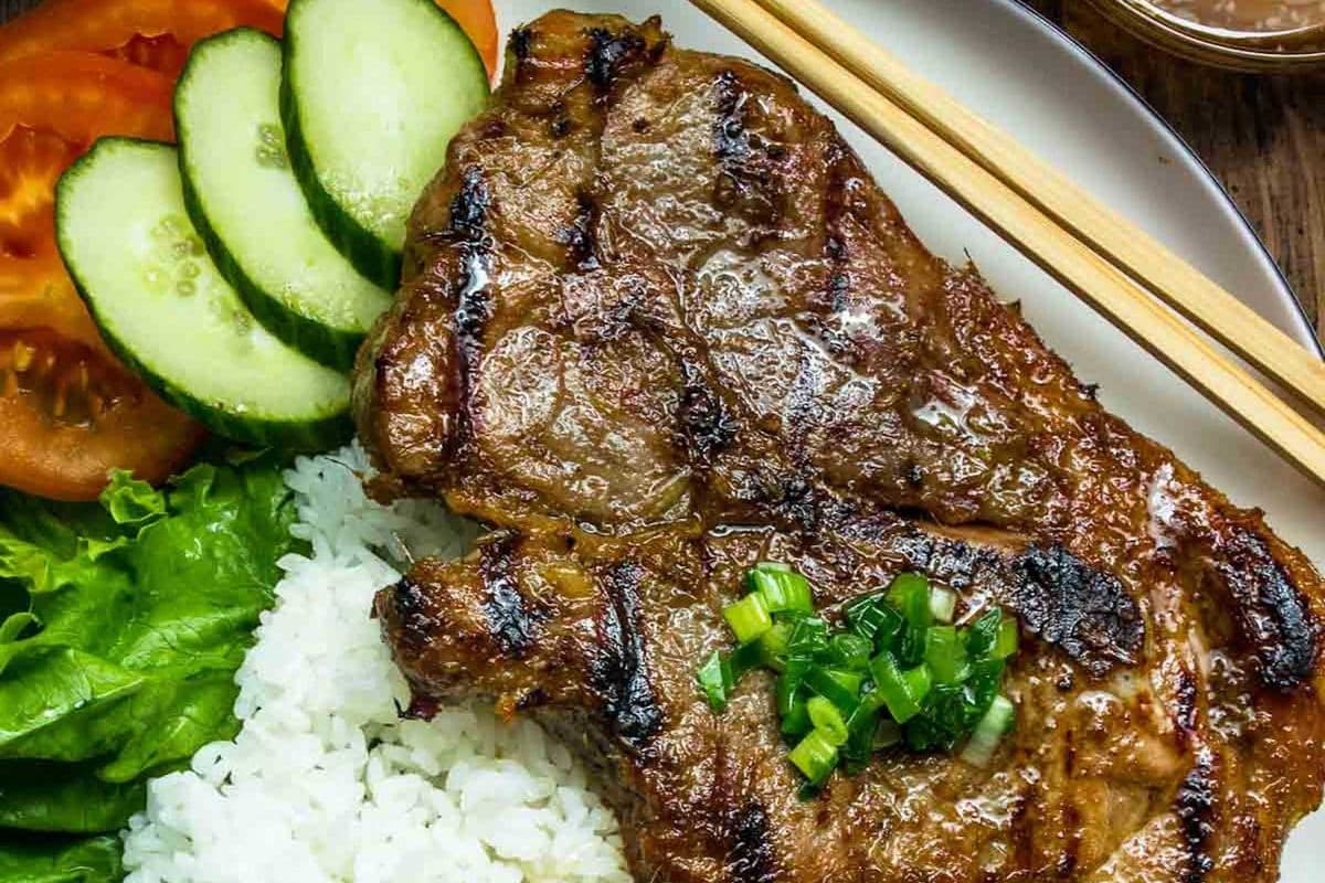 14. Grilled Lemongrass Pork Chops