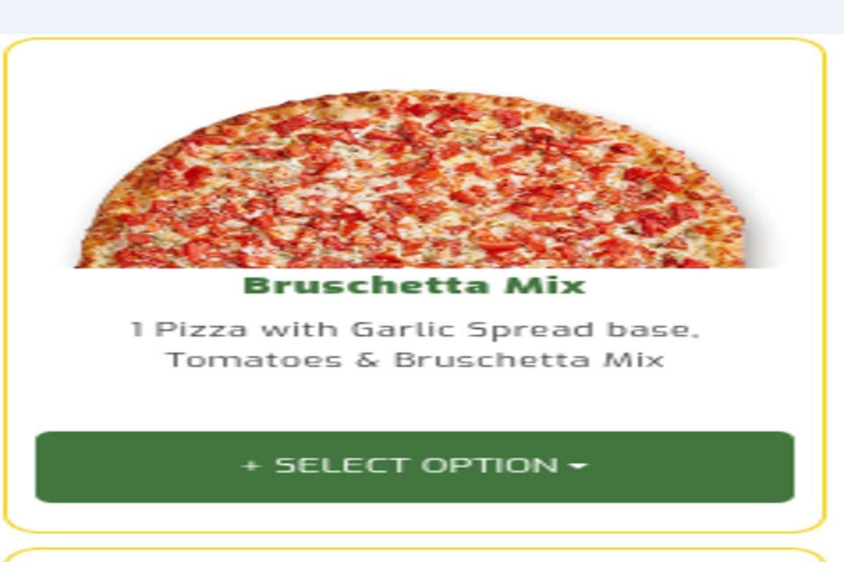 Bruschetta Pizza