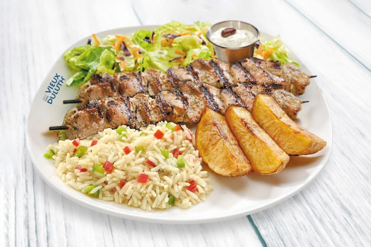L'authentique Souvlaki (2 mcx) / Authentic Souvlaki (2 pcs)