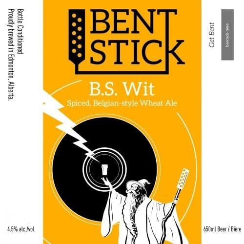 B.S. Wit Wheat Ale 473ml 5% abv