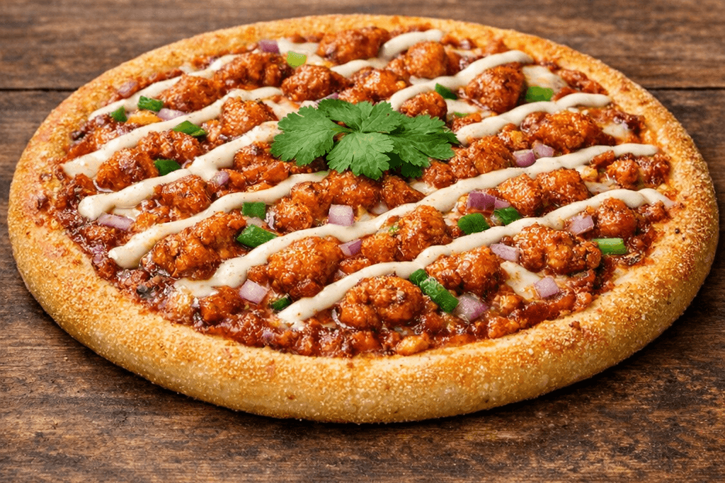Medium Butter Chicken Pizza