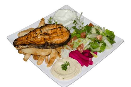Plat de poisson grillé
