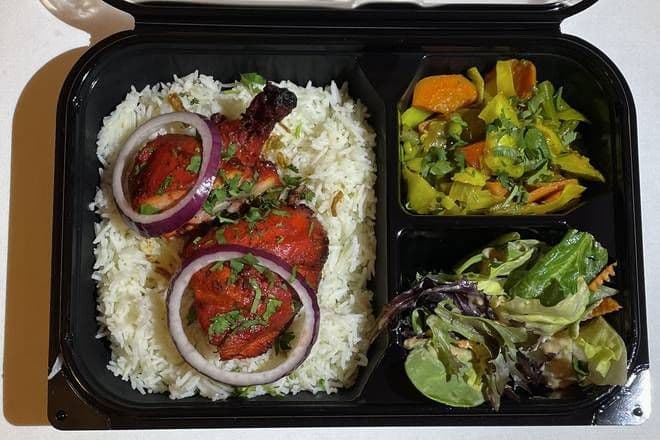 Thali poulet tandoori / Tandoori Chicken Thali